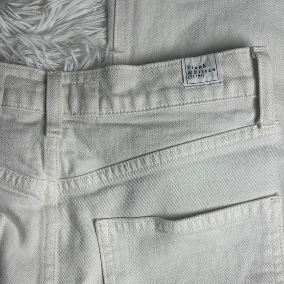 Frank & Eileen Monaghan Mom Jeans High Rise Straight Leg Crop Raw Hem - Picture 10 of 11